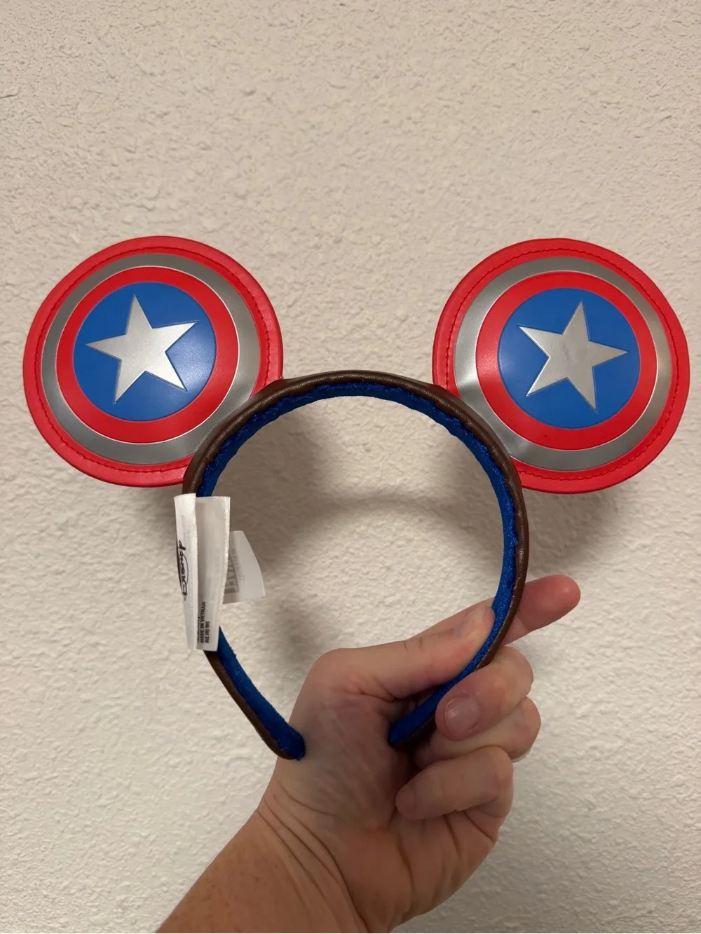 Disney Captain America Ears Headband Marvel Super Solider